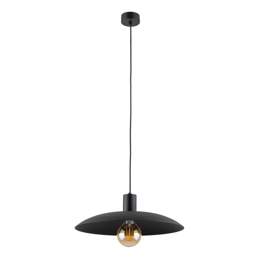 Κρεμαστό φωτιστικό οροφής ASTRA 1xE27/15W/230V διάμετρος 41 cm μαύρο