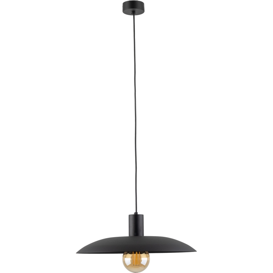 Κρεμαστό φωτιστικό οροφής ASTRA 1xE27/15W/230V διάμετρος 41 cm μαύρο