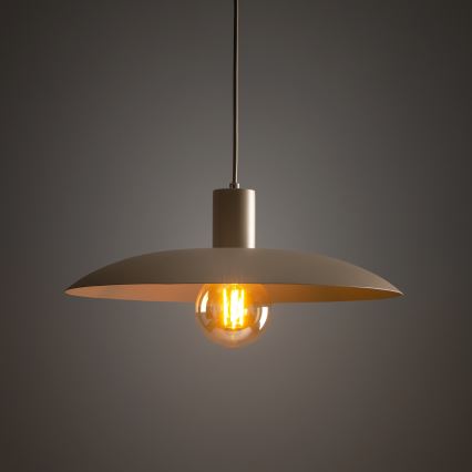 Κρεμαστό φωτιστικό οροφής ASTRA 1xE27/15W/230V διάμετρος 41 cm μπεζ