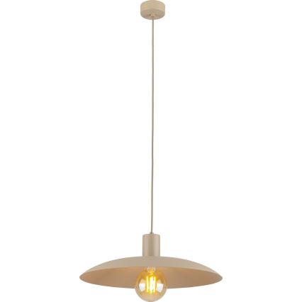 Κρεμαστό φωτιστικό οροφής ASTRA 1xE27/15W/230V διάμετρος 41 cm μπεζ