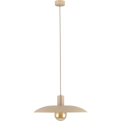 Κρεμαστό φωτιστικό οροφής ASTRA 1xE27/15W/230V διάμετρος 41 cm μπεζ