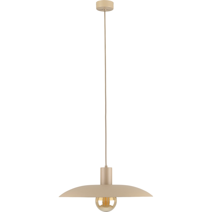 Κρεμαστό φωτιστικό οροφής ASTRA 1xE27/15W/230V διάμετρος 41 cm μπεζ