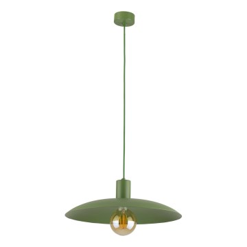 Κρεμαστό φωτιστικό οροφής ASTRA 1xE27/15W/230V διάμετρος 41 cm πράσινο