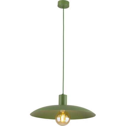 Κρεμαστό φωτιστικό οροφής ASTRA 1xE27/15W/230V διάμετρος 41 cm πράσινο