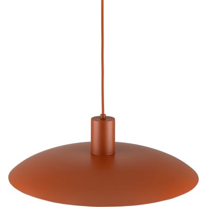 Κρεμαστό φωτιστικό οροφής ASTRA 1xE27/15W/230V διάμετρος 41 cm τούβλο