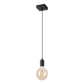 Κρεμαστό φωτιστικό οροφής ASTRID 1xE27/60W/230V ματ μαύρο