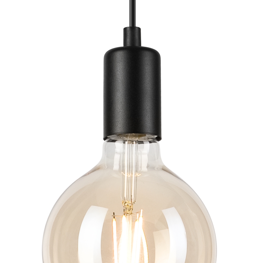 Κρεμαστό φωτιστικό οροφής ASTRID 1xE27/60W/230V ματ μαύρο
