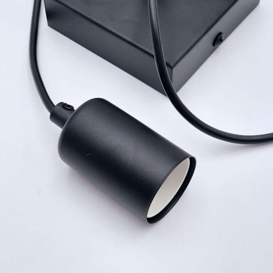 Κρεμαστό φωτιστικό οροφής ASTRID 1xE27/60W/230V ματ μαύρο