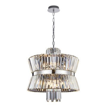 Κρεμαστό φωτιστικό οροφής AURELIA 12xE14/40W/230V ματ χρώμιο