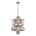 Κρεμαστό φωτιστικό οροφής AURELIA 8xE14/40W/230V ματ χρώμιο