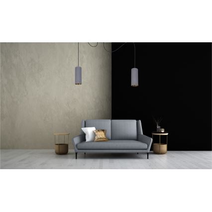 Κρεμαστό φωτιστικό οροφής AVALO 2xE27/60W/230V spider γκρι
