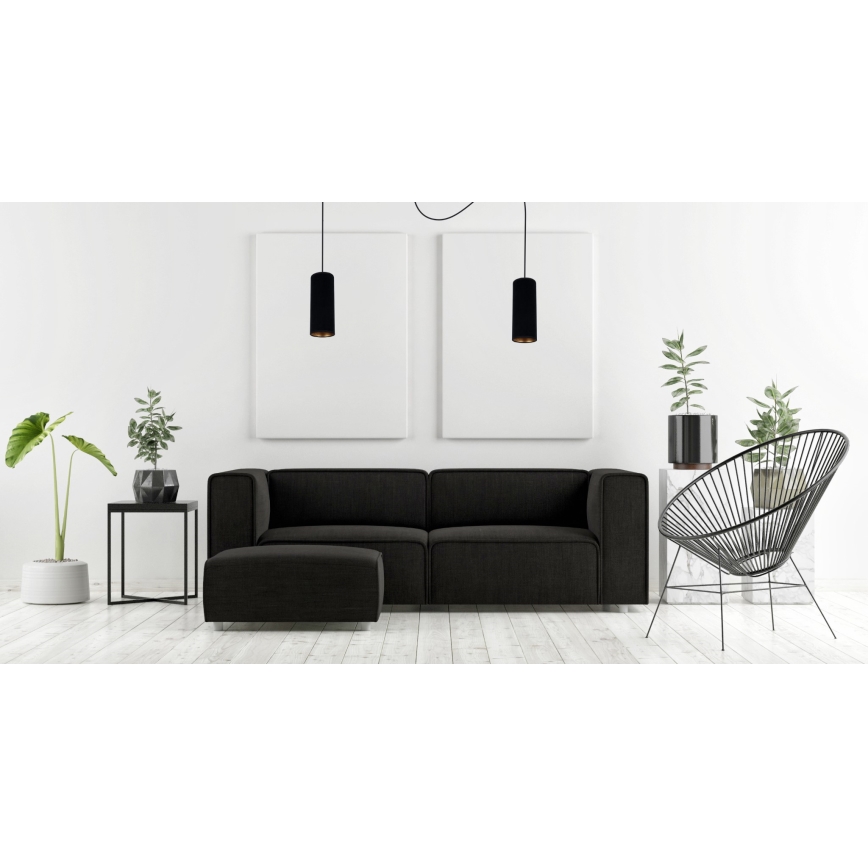 Κρεμαστό φωτιστικό οροφής AVALO 2xE27/60W/230V spider μαύρο
