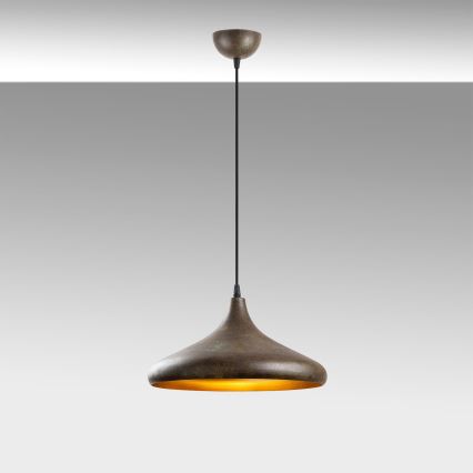 Κρεμαστό φωτιστικό οροφής BAREK 1xE27/40W/230V γκρι