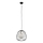 Κρεμαστό φωτιστικό οροφής BELL 1xG9/12W/230V διάμετρος 24 cm μαύρο/χρυσό
