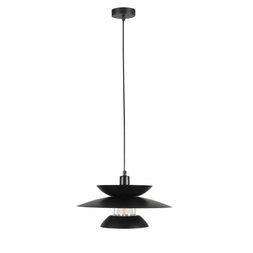 Κρεμαστό φωτιστικό οροφής BERIT 1xE27/20W/230V μαύρο