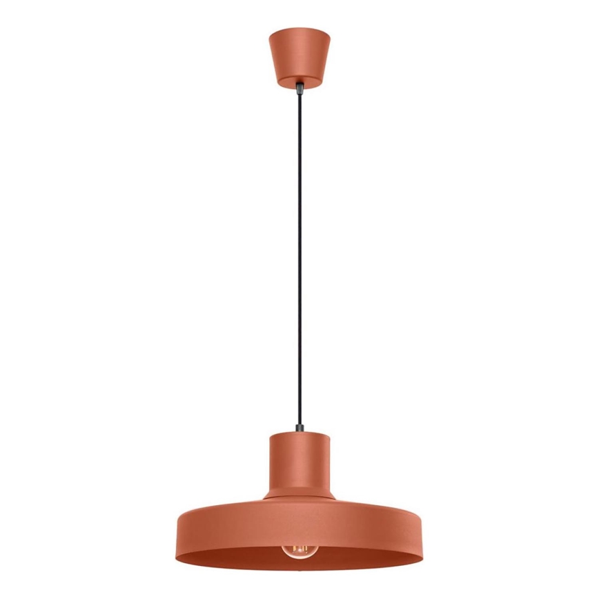 Κρεμαστό φωτιστικό οροφής BILO 1xE27/15W/230V διάμετρος 35 cm πορτοκαλί