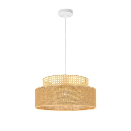 Κρεμαστό φωτιστικό οροφής BOHO 1xE27/60W/230V rattan