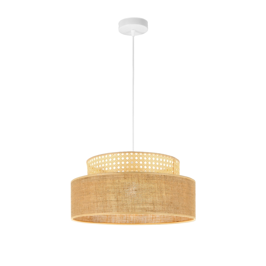 Κρεμαστό φωτιστικό οροφής BOHO 1xE27/60W/230V rattan