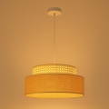 Κρεμαστό φωτιστικό οροφής BOHO 1xE27/60W/230V διάμετρος 40 cm rattan