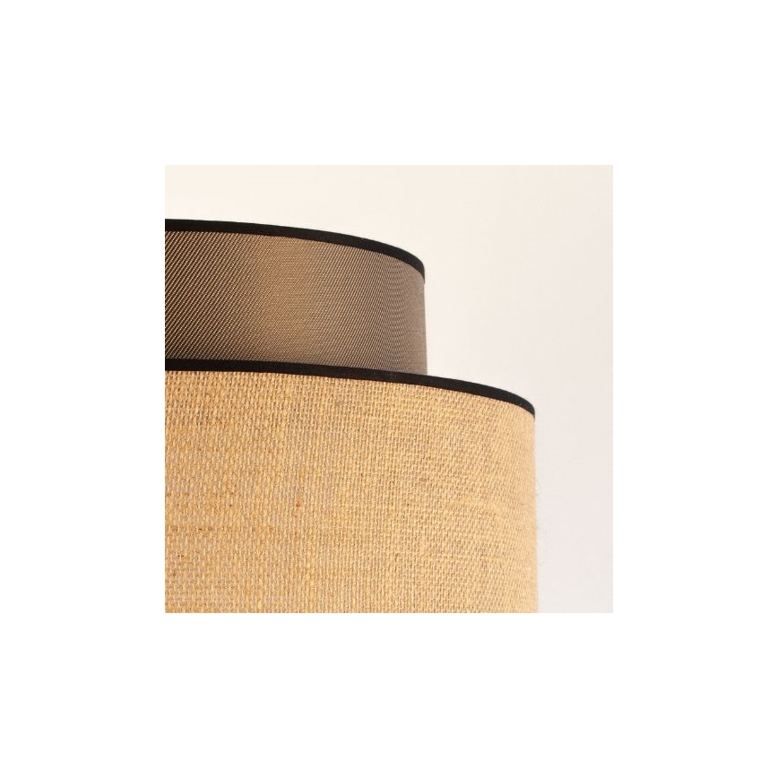 Κρεμαστό φωτιστικό οροφής BOHO 1xE27/60W/230V καφέ/μπεζ