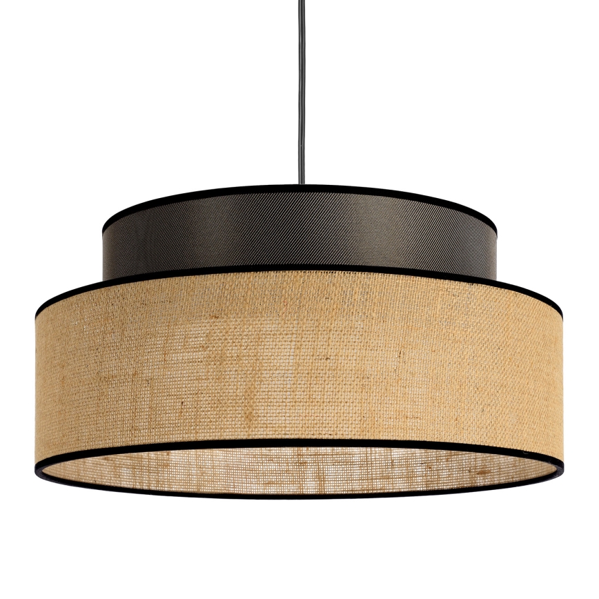 Κρεμαστό φωτιστικό οροφής BOHO 1xE27/60W/230V καφέ/μπεζ