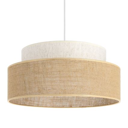 Κρεμαστό φωτιστικό οροφής BOHO 1xE27/60W/230V κρεμ/μπεζ