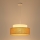 Κρεμαστό φωτιστικό οροφής BOHO 1xE27/60W/230V λευκό/μπεζ