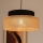 Κρεμαστό φωτιστικό οροφής BOHO 1xE27/60W/230V μαύρο/μπεζ