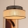 Κρεμαστό φωτιστικό οροφής BOHO 1xE27/60W/230V μαύρο/μπεζ