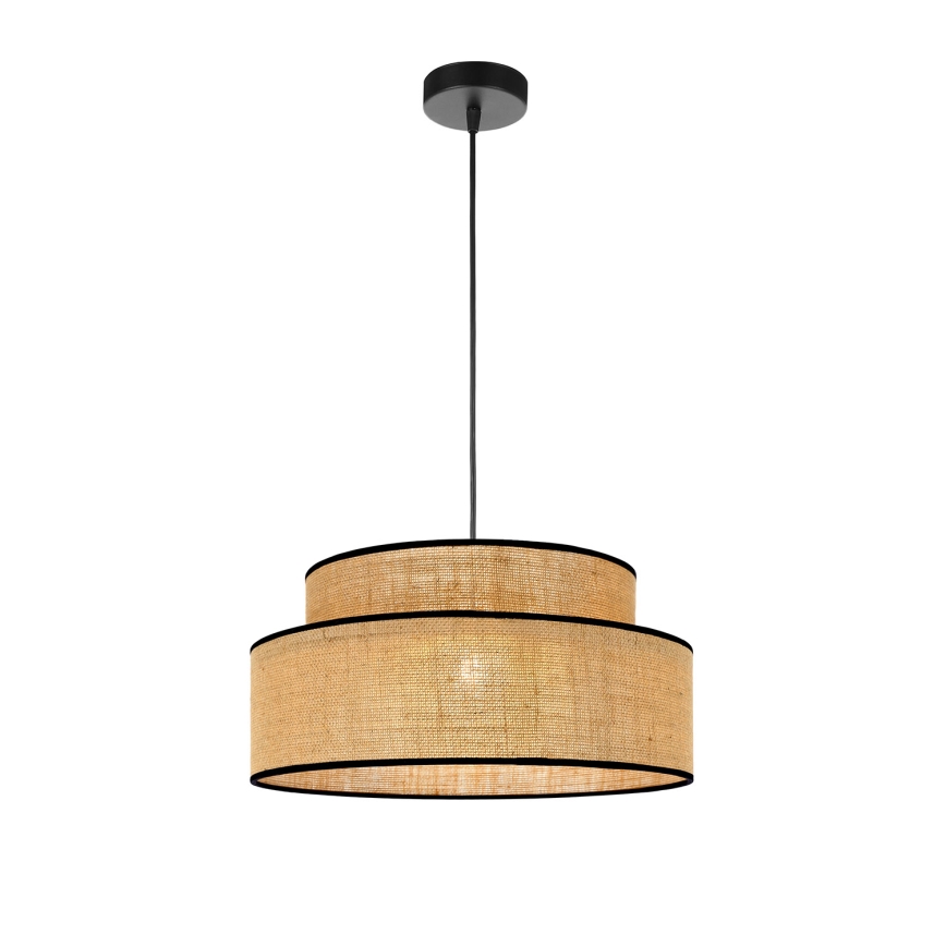 Κρεμαστό φωτιστικό οροφής BOHO 1xE27/60W/230V μπεζ