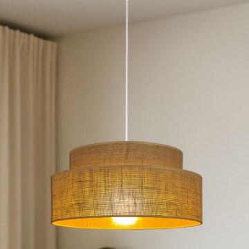 Κρεμαστό φωτιστικό οροφής BOHO 1xE27/60W/230V μπεζ
