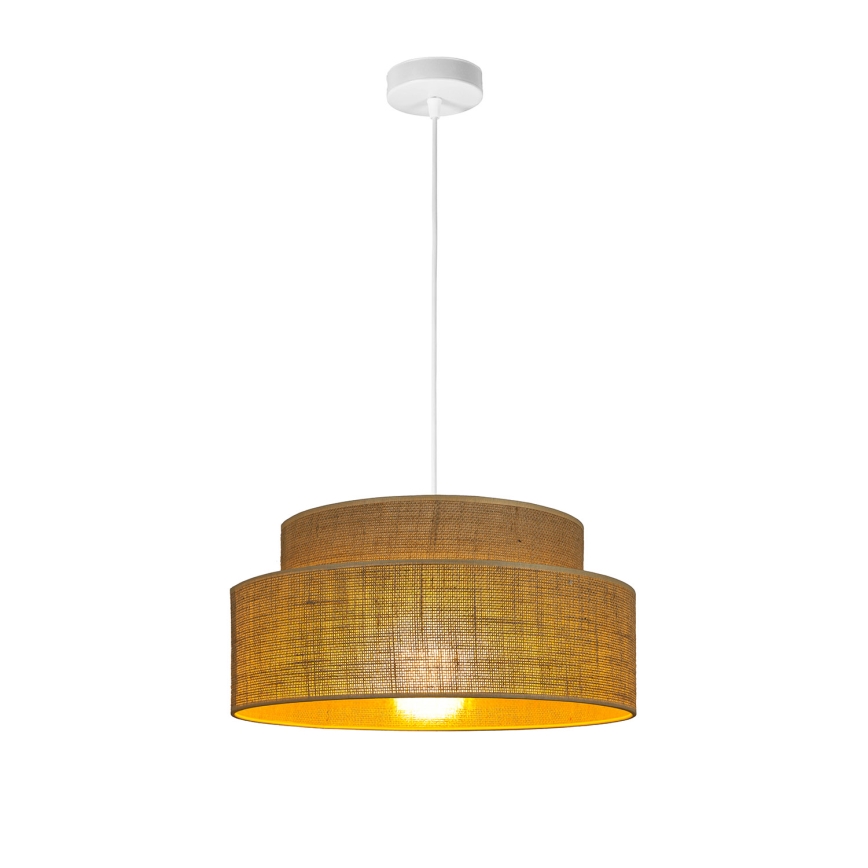 Κρεμαστό φωτιστικό οροφής BOHO 1xE27/60W/230V μπεζ