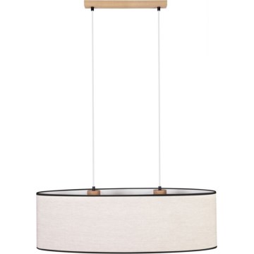 Κρεμαστό φωτιστικό οροφής BOHO 2xE27/40W/230V δρυς