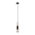 Κρεμαστό φωτιστικό οροφής BOLID 1xE27/60W/230V χρυσαφί/μαύρο