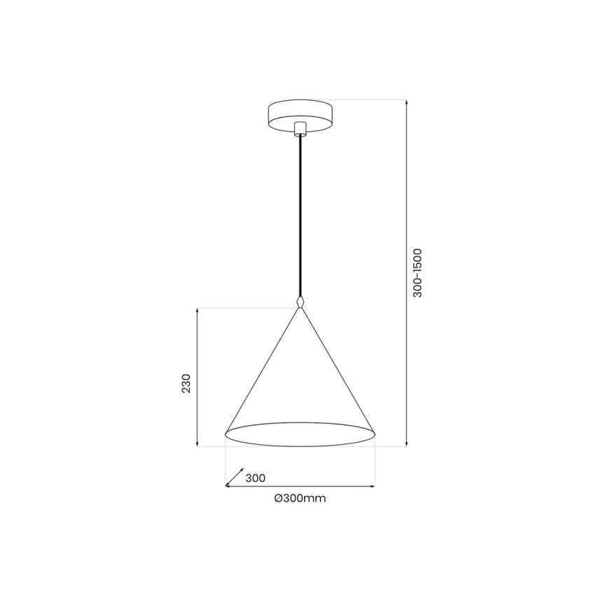 Κρεμαστό φωτιστικό οροφής BOSCO 1xE27/15W/230V καφέ