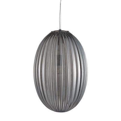 Κρεμαστό φωτιστικό οροφής BRAGA 1xE27/60W/230V γκρι
