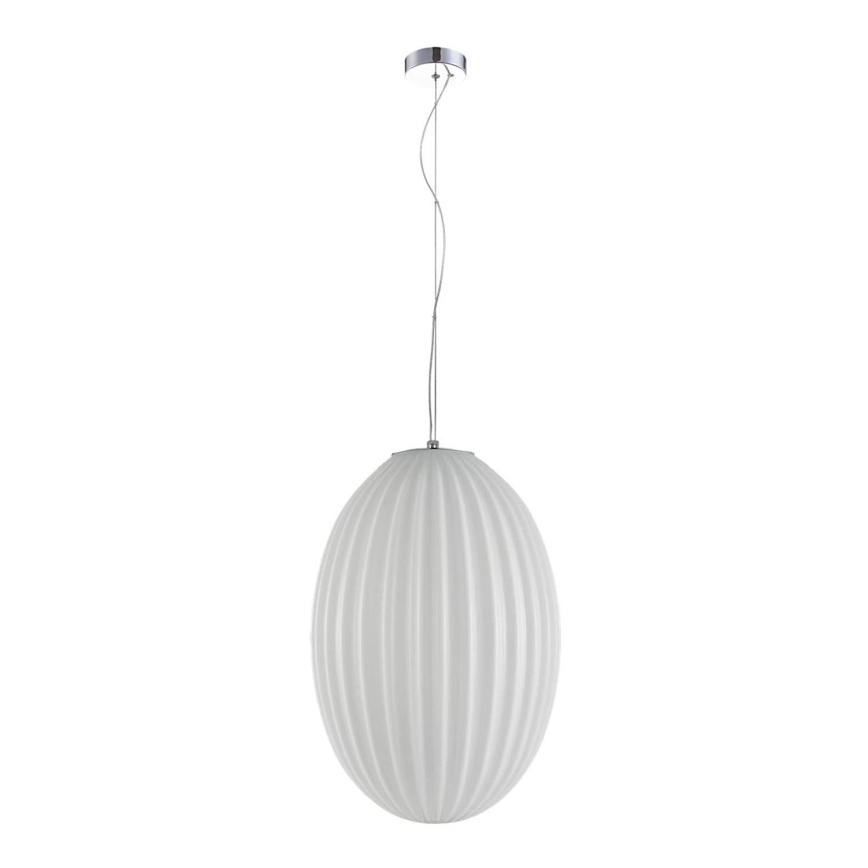 Κρεμαστό φωτιστικό οροφής BRAGA 1xE27/60W/230V λευκό