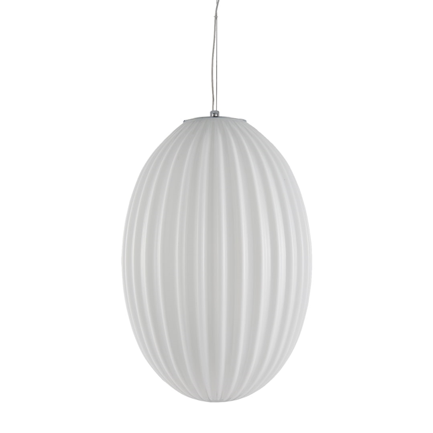 Κρεμαστό φωτιστικό οροφής BRAGA 1xE27/60W/230V λευκό