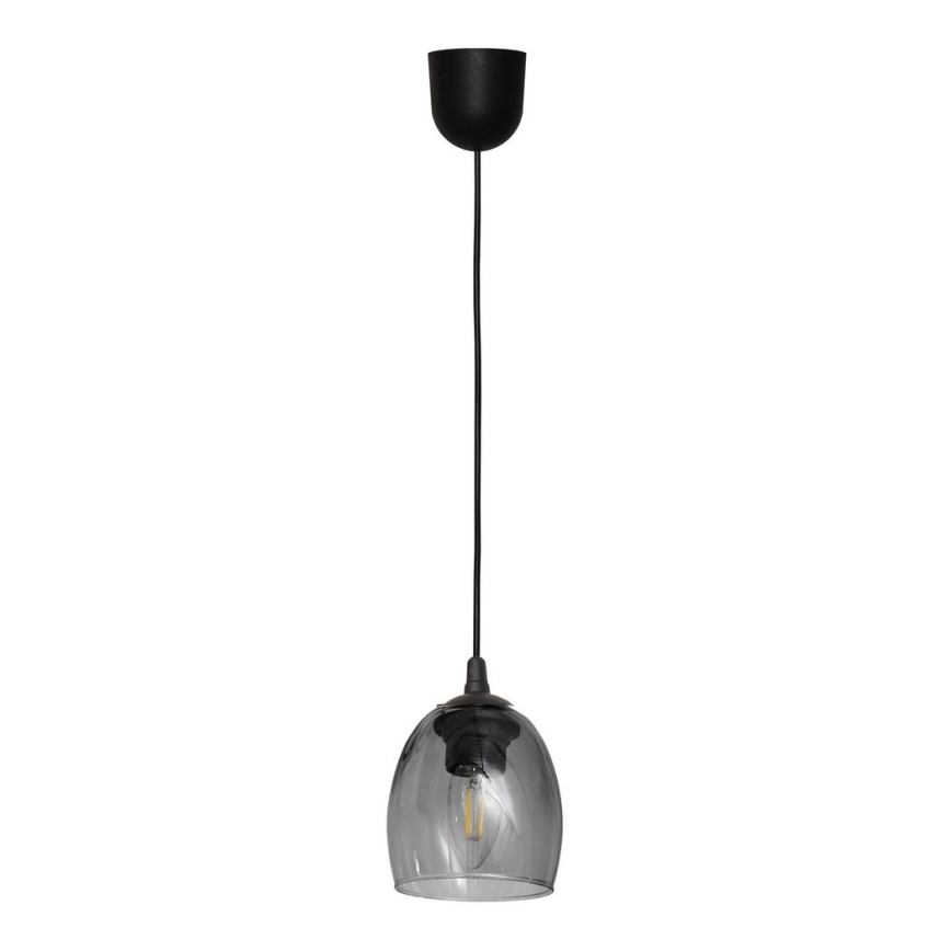 Κρεμαστό φωτιστικό οροφής BRILLANT 1xE27/15W/230V γκρι