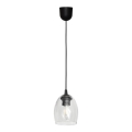 Κρεμαστό φωτιστικό οροφής BRILLANT 1xE27/15W/230V διαφανές
