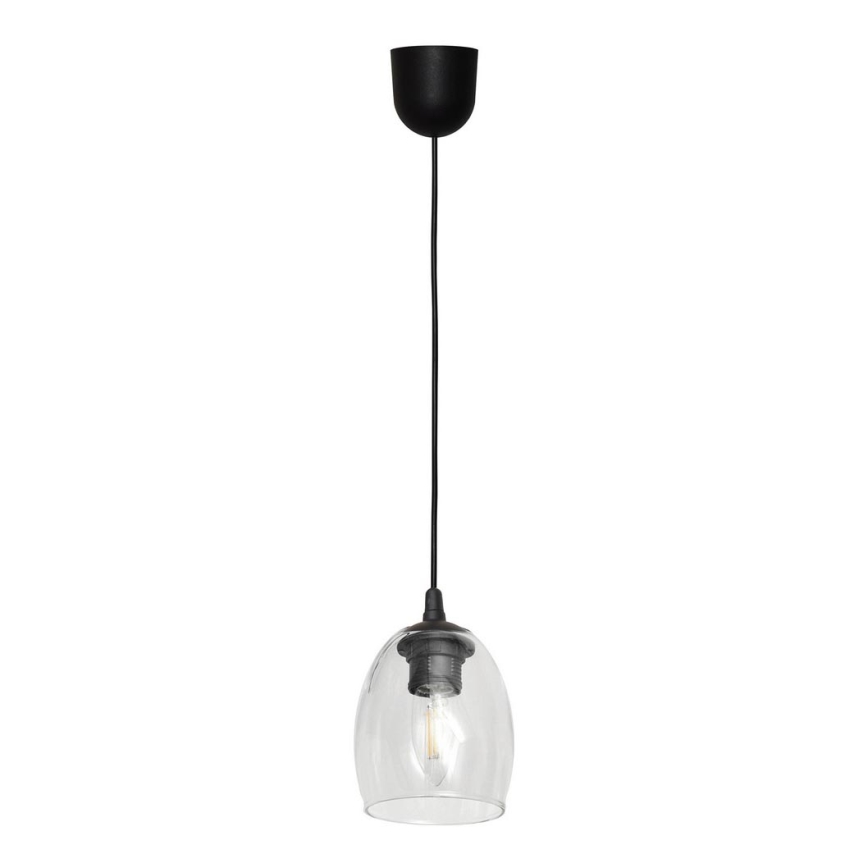 Κρεμαστό φωτιστικό οροφής BRILLANT 1xE27/15W/230V διαφανές