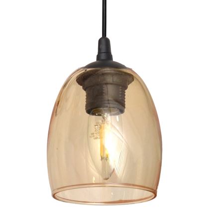 Κρεμαστό φωτιστικό οροφής BRILLANT 1xE27/15W/230V μπεζ