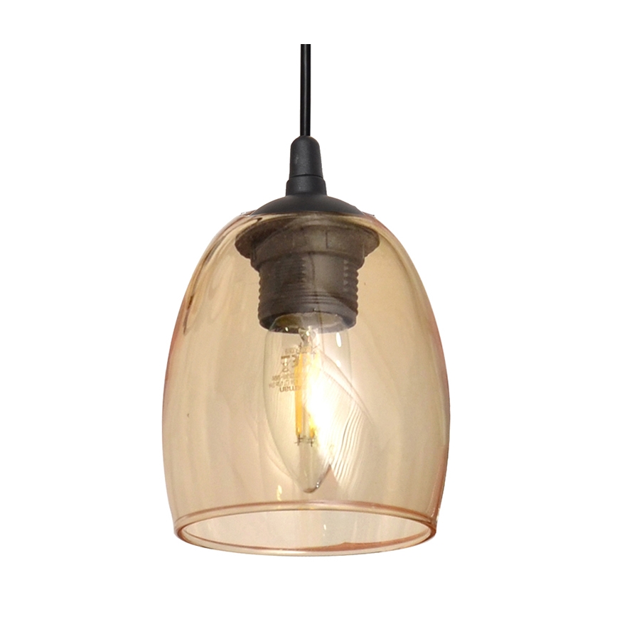 Κρεμαστό φωτιστικό οροφής BRILLANT 1xE27/15W/230V μπεζ