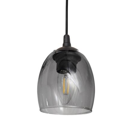 Κρεμαστό φωτιστικό οροφής BRILLANT 3xE27/15W/230V γκρι