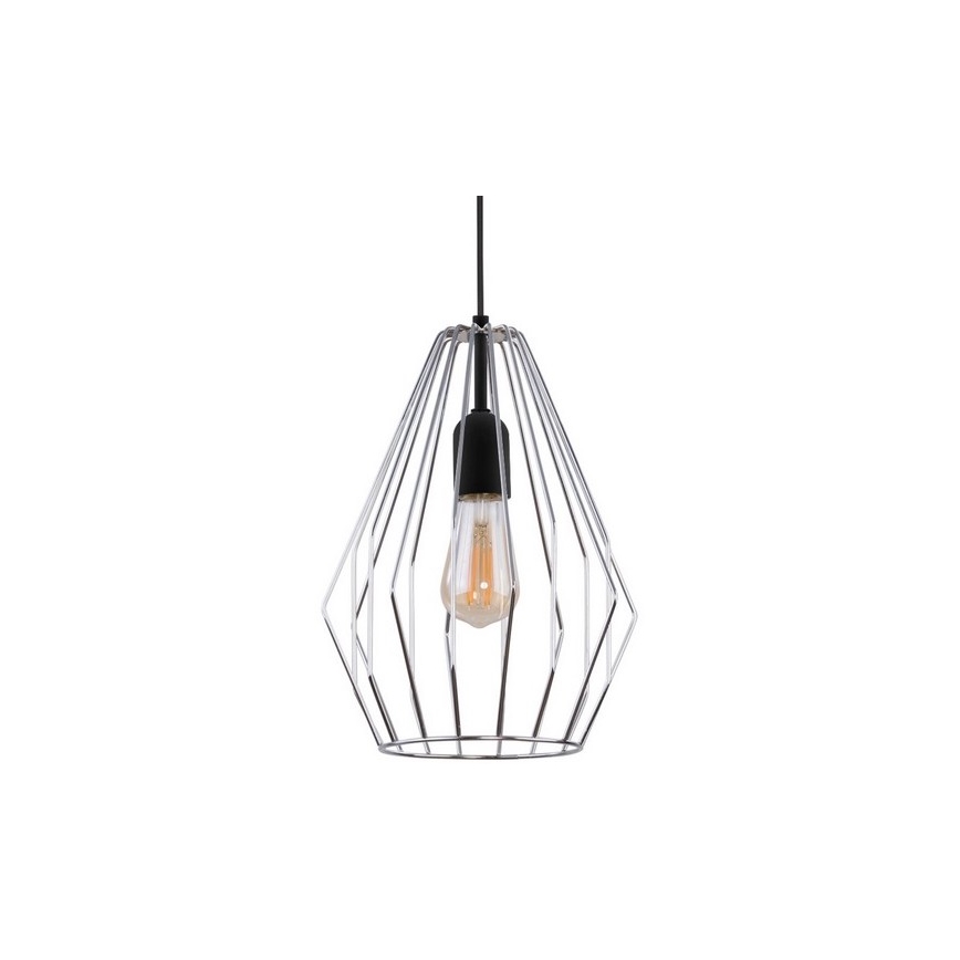 Κρεμαστό φωτιστικό οροφής BRYLANT 1xE27/60W/230V γυαλιστερό χρώμιο