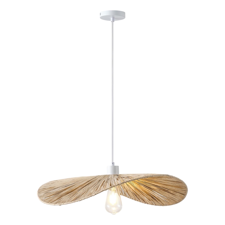 Κρεμαστό φωτιστικό οροφής CALYPSO 1xE27/15W/230V διάμετρος 55 cm μπαμπού