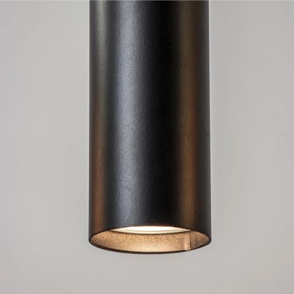 Κρεμαστό φωτιστικό οροφής CALYPSO 3xGU10/60W/230V + 5xE27/60W μαύρο/χρυσό