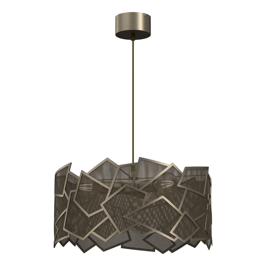 Κρεμαστό φωτιστικό οροφής CAMO 3xE27/15W/230V χρυσό