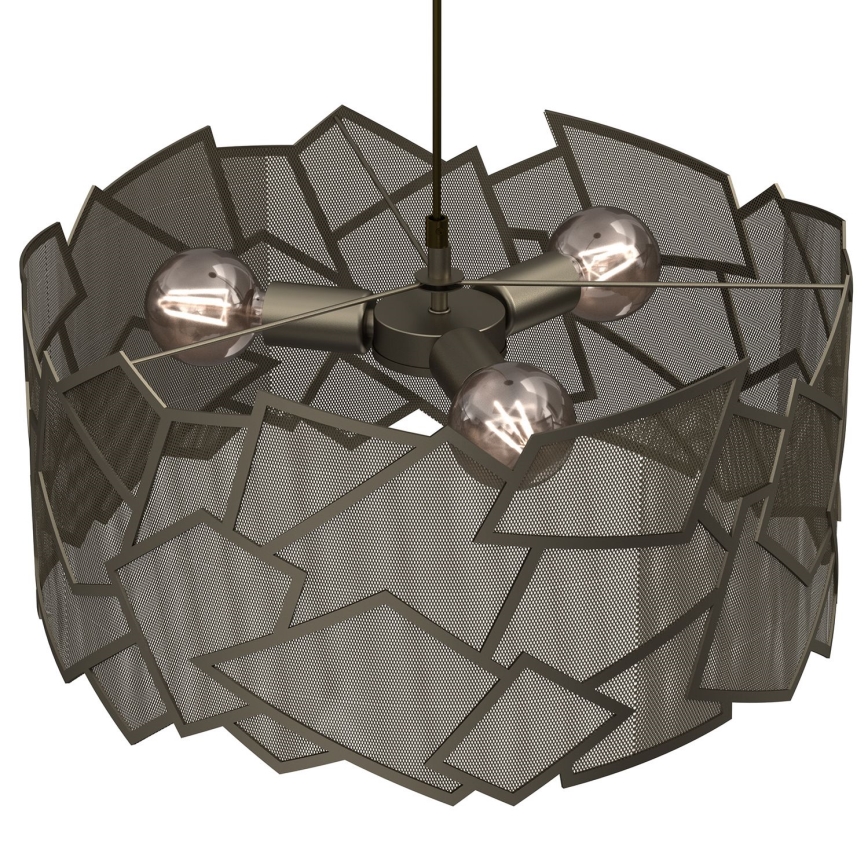 Κρεμαστό φωτιστικό οροφής CAMO 3xE27/15W/230V χρυσό