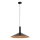 Κρεμαστό φωτιστικό οροφής CAPRI 1xE27/15W/230V διάμετρος 50 cm μαύρο/χαλκός